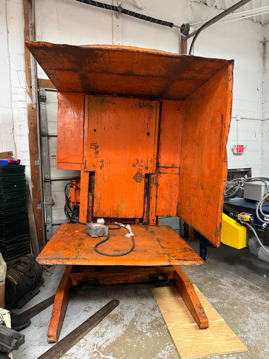 Payne Bros Hydraulic Pallet Inverter Machine – Free Standing 180° Rotation – Used