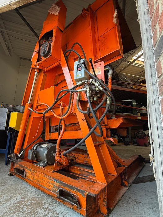 Payne Bros Hydraulic Pallet Inverter Machine – Free Standing 180° Rotation – Used