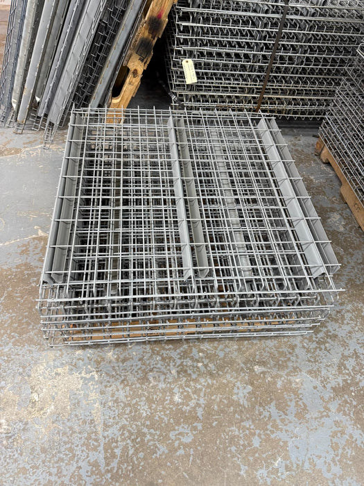 36"D x 36"L Pallet Rack Racking Shelf Wire Deck Decking Mesh, USED