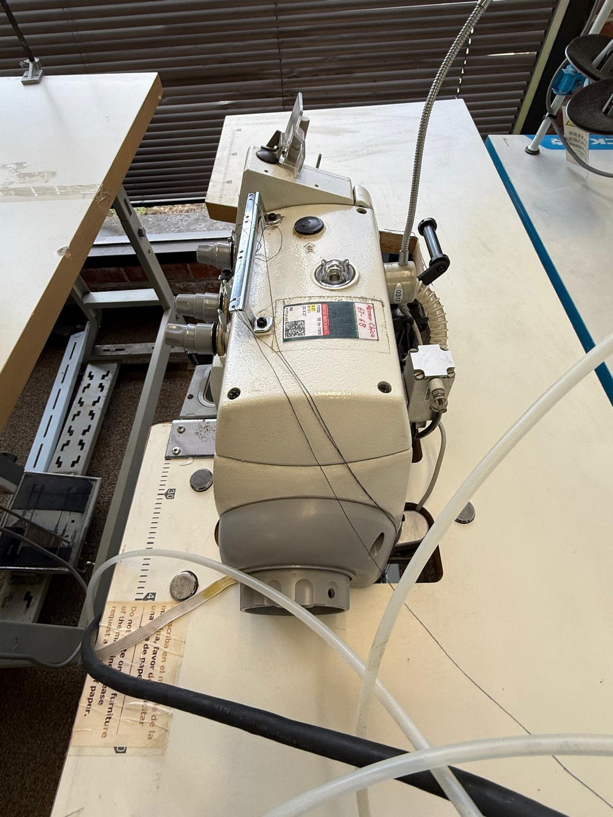JACK JK-797DI-3-504 4 Thread Overlock Small Cylinder Industrial Sewing ...