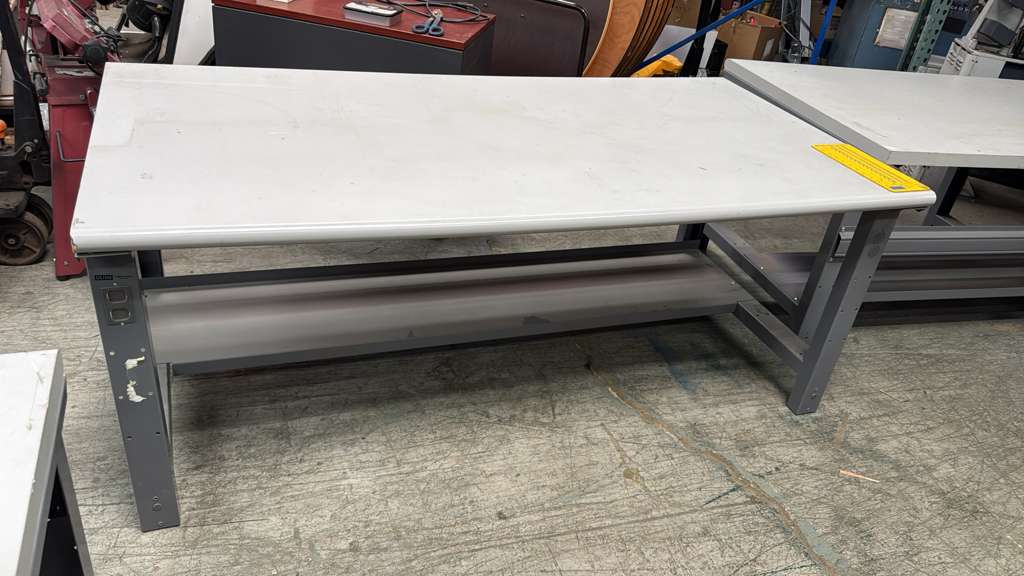 72" x 36" Steel Workbench Packing Table Laminated Table For Warehouse/Garage/Workshop