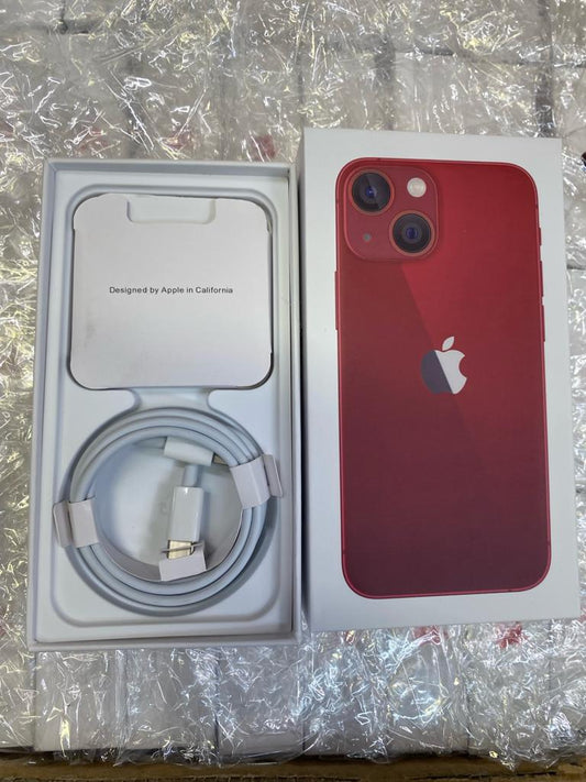 Replacement iPhone 13 MINI RED Empty Retail Box & Accessories WHOLESALE DISCOUNTED BULK BOX