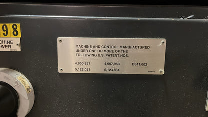 Cincinnati Milacron Sentry 55 Ton Horizontal Injection Molder, Model VS55-1.29, Injection Molding Machine