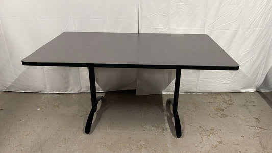 60" x 36" Breakroom Table: Grey Nebula Table Top, Rectangle Office Table