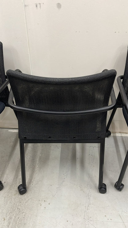 Steelcase Jersey Mesh Multi-Use Rolling Side Chair w/ Casters