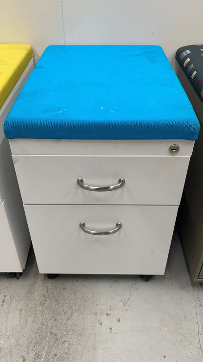 Steelcase Mobile Pedestal 2 Drawer Filing Cabinet