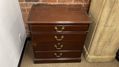 File Cabinet The Georgian Collection Kittinger Wood Vintage Mahogany 2 Drawer Cabinet - 29½"x19½"x30½"