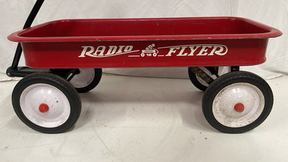 Radio Flyer Original Classic Red Steel Wagon