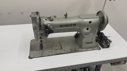 Singer Sewing Machine 111W155 Industrial Sewing Machine W/ Table and Motor